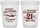 Custom 21st Birthday 16 oz Translucent Cups - Cowgirl | 340013