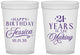 Custom 21st Birthday 16 oz Translucent Cups - Twenty One Years In The Making | 340023