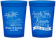 Custom Wedding 16 oz Translucent Cups - Beach | 358