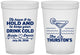 Custom Wedding 16 oz Translucent Cups - To Have And To Hold | 375