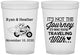 Custom Wedding 16 oz Translucent Cups - Journey Traveling With | 385