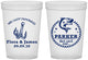 Custom Wedding 16 oz Translucent Cups - We Got Hooked Fish | 392