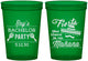 Custom Bachelor Party 16 oz Translucent Cups - Fiesta No Manana | 40002