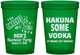 Custom Bachelor Party 16 oz Translucent Cups - Fiesta Mexican | 40004