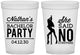 Custom Bachelor Party 16 oz Translucent Cups - She Said No Strip Club | 40005