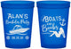 Custom Bachelor Party 16 oz Translucent Cups - Nautical Boats | 40021
