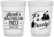 Custom Bachelor Party 16 oz Translucent Cups - Boat | 40023