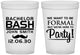 Custom Bachelor Party 16 oz Translucent Cups - Formal | 40030