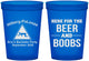 Custom Bachelor Party 16 oz Translucent Cups - Beer And Boobs | 40040