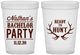 Custom Bachelor Party 16 oz Translucent Cups - Ready To Hunt | 40044
