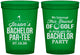 Custom Bachelor Party 16 oz Translucent Cups - Golf | 40052