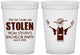 Custom Bachelor Party 16 oz Translucent Cups - Stolen | 40053