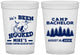 Custom Bachelor Party 16 oz Translucent Cups - Fishing | 40080