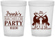 Custom Bachelor Party 16 oz Translucent Cups - Hunting | 40083