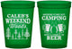 Custom Bachelor Party 16 oz Translucent Cups - Camping | 40091