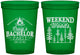 Custom Bachelor Party 16 oz Translucent Cups - Camping | 40093