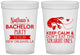 Custom Bachelor Party 16 oz Translucent Cups - Crawfish Boil | 40094