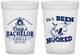 Custom Bachelor Party 16 oz Translucent Cups - Fishing Hooked | 40096