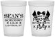 Custom Bachelor Party 16 oz Translucent Cups - Forma | 40098