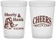 Custom Wedding 16 oz Translucent Cups - Cheers Cowboy | 411