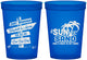 Custom Wedding 16 oz Translucent Cups - Sun Sand Drink In My Hand | 416