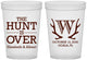 Custom Wedding 16 oz Translucent Cups - Monogram | 442
