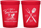 Custom Wedding 16 oz Translucent Cups - I Do Barbecue Bbq | 446