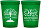 Custom Wedding 16 oz Translucent Cups - Love And Happiness | 451