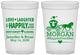 Custom Wedding 16 oz Translucent Cups - Happily Ever After | 452