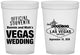 Custom Wedding 16 oz Translucent Cups - Las Vegas | 466