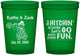 Custom Wedding 16 oz Translucent Cups - Tractor Hitchin | 489
