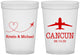 Custom Wedding 16 oz Translucent Cups - Destination | 492