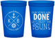 Custom Wedding 16 oz Translucent Cups - Nautical | 495