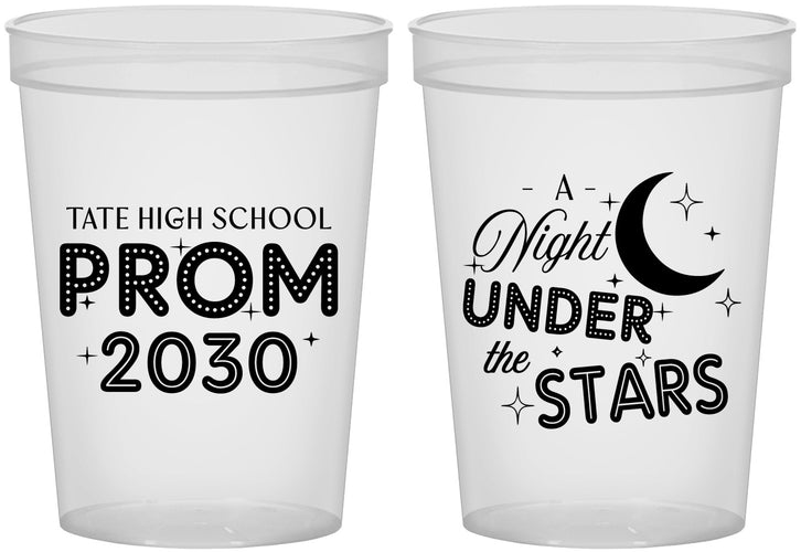 Custom Prom 16 oz Translucent Cups - A Night Under The Stars | 50004