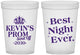 Custom Prom 16 oz Translucent Cups - Send Off | 50009