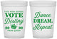 Custom Prom 16 oz Translucent Cups - Queen Vote | 50016