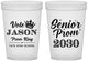 Custom Prom 16 oz Translucent Cups - King Vote | 50019