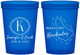 Custom Wedding 16 oz Translucent Cups - Barbados | 508