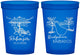 Custom Wedding 16 oz Translucent Cups - Barbados | 509