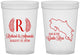 Custom Wedding 16 oz Translucent Cups - Costa Rica | 518