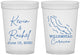 Custom Wedding 16 oz Translucent Cups - Curacao | 520