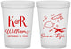 Custom Wedding 16 oz Translucent Cups - Fiji | 524