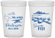 Custom Wedding 16 oz Translucent Cups - Fiji | 525