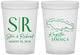 Custom Wedding 16 oz Translucent Cups - Jamaica | 530