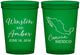 Custom Wedding 16 oz Translucent Cups - Mexico | 534