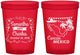 Custom Wedding 16 oz Translucent Cups - Mexico | 535