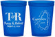 Custom Wedding 16 oz Translucent Cups - St Lucia | 540