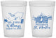 Custom Wedding 16 oz Translucent Cups - St Maarten | 543