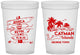 Custom Wedding 16 oz Translucent Cups - Cayman Island | 545