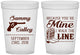 Custom Wedding 16 oz Translucent Cups - I Walk The Line | 555